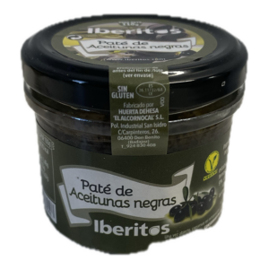 Tarrito Paté Aceituna Negra 110gr 6Ud. - Iberitos