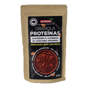 Granola Proteína Algarroba Almendra 16Ud. - Mi Terra