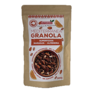 Granola Superfoods Naranja-Almendra 16Ud. - Mi Terra